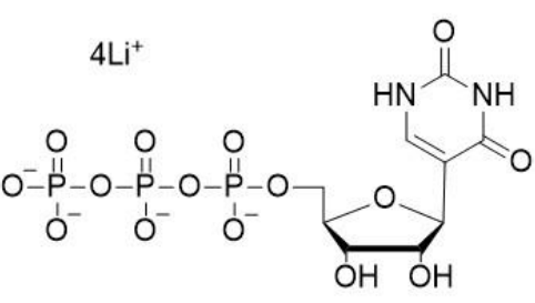 假尿苷三磷酸四锂盐溶液