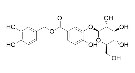 (3,4-Dihydroxyphenyl)methyl 3-(β-D-glucopyranosyloxy)-4-hydroxybenzoate