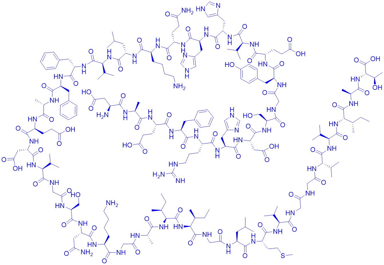 Amyloid β-Protein (1-43)（human）