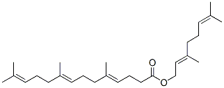 3,7-Dimethylocta-2,6-Dienyl 5,9,13-Trimethyltetradeca-4,8,12-Enoate