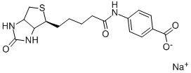(+)-Biotin 4-Amidobenzoic Acid, Sodium Salt