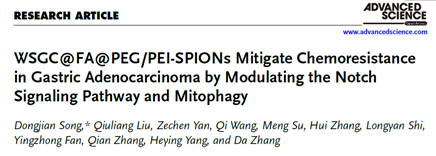 【IF 14.1】突破胃癌化疗耐药！