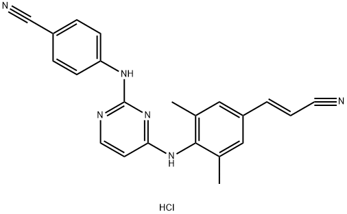 Rilpivirine hydrochloride