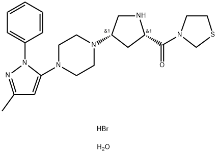 Teneligliptin hydrobromide hydrate