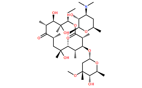 红霉素 结构图片